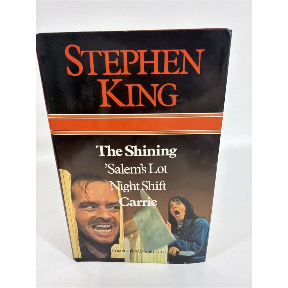 Stephen King 1981 4In 1 HCDJ - The Shining - Salem's Lot - Night Shift - Carrie